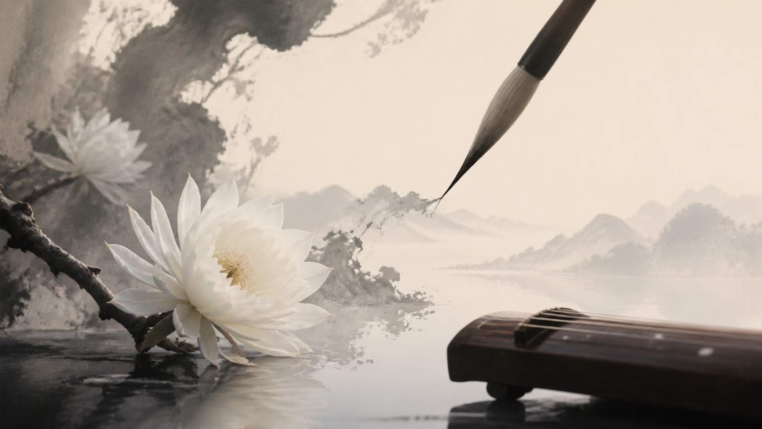 枯笔在留白处搁浅 昙花开又谢 是哪首歌 是什么歌的词