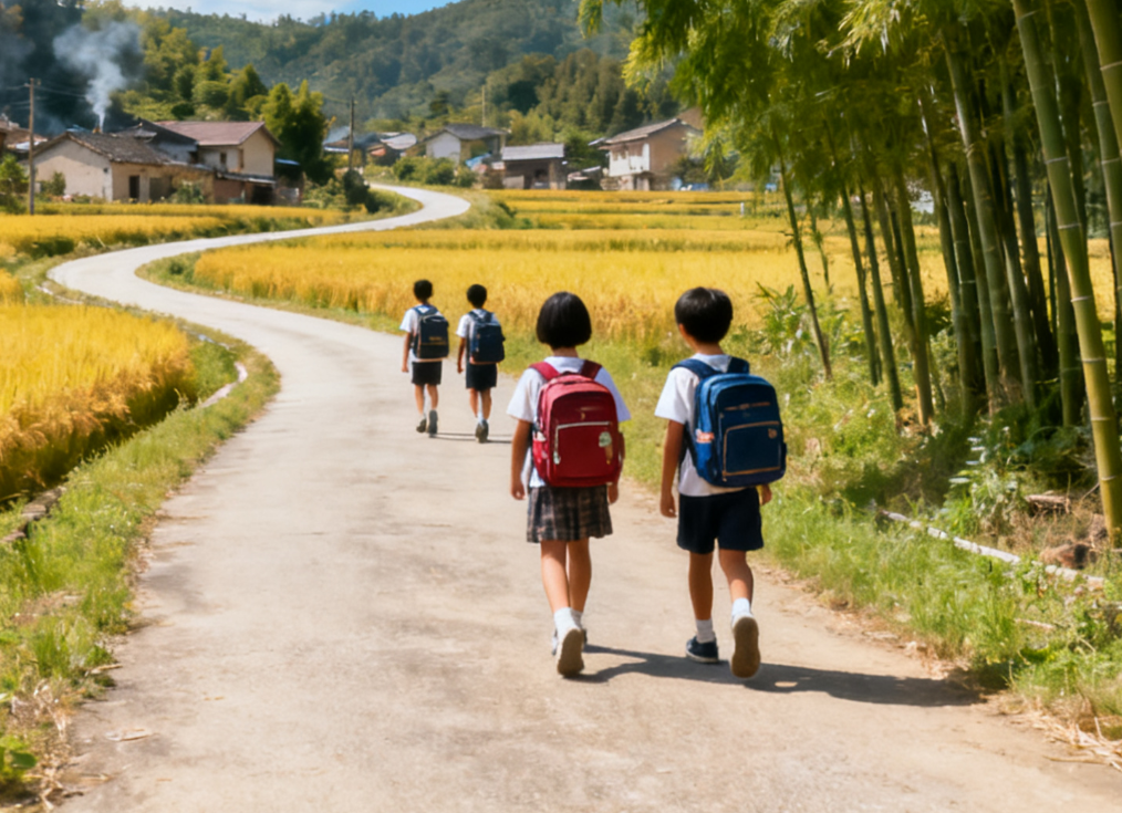 乡间的小路是哪首歌里的词？